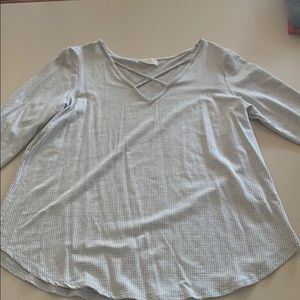 Women’s 3/4 sleeve shirt.